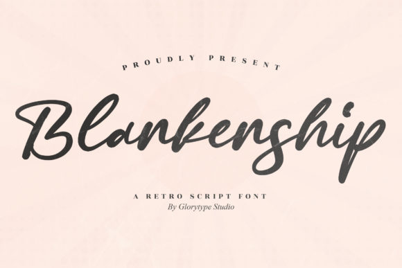 Blankenship Font Poster 1