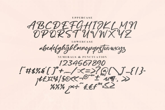 Blankenship Font Poster 13