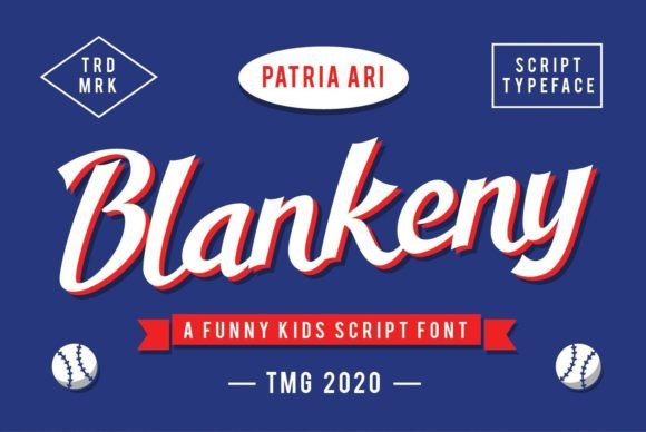 Blankeny Font Poster 1