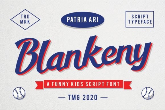 Blankeny Font Poster 2