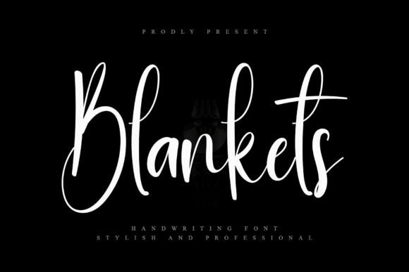 Blankets Font Poster 1