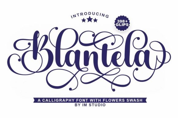 Blantela Font Poster 1