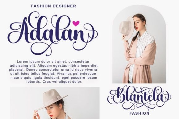 Blantela Font Poster 5