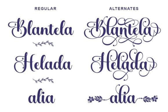 Blantela Font Poster 7