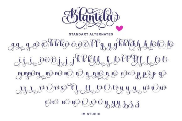 Blantela Font Poster 9