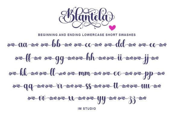 Blantela Font Poster 10