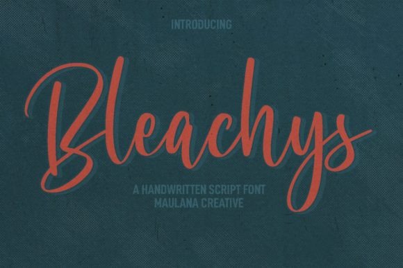 Bleachys Font Poster 1