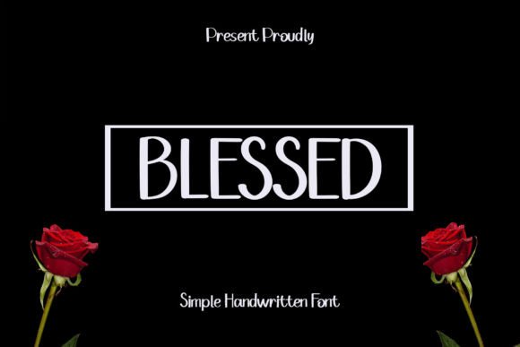 Blessed Font Poster 1