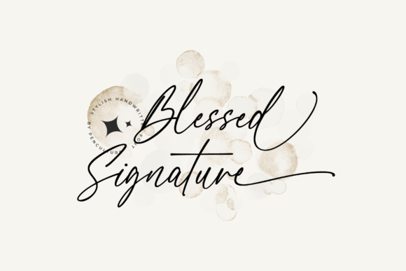 Blessed Signature Font