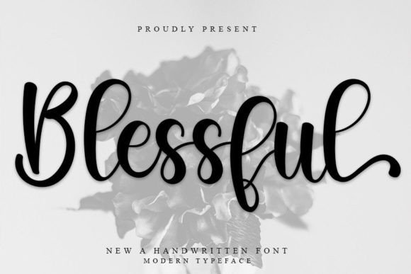 Blessful Font Poster 1