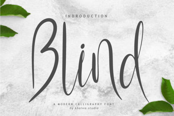 Blind Font Poster 1