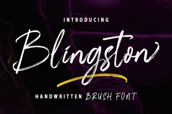 Blingston Font