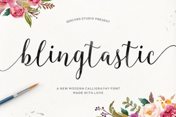 Blingtastic Font Blingtastic Font Poster 1