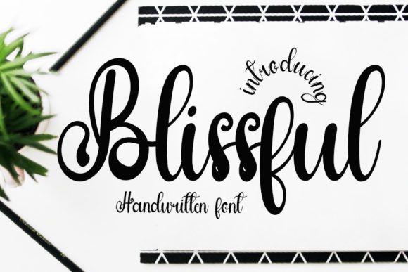 Blissful Font Poster 1