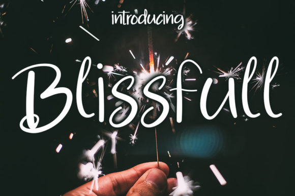 Blissful Font Poster 1
