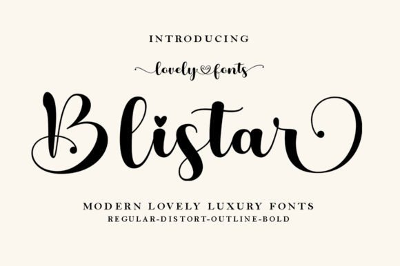 Blistar Font