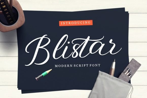 Blistar Font Poster 1