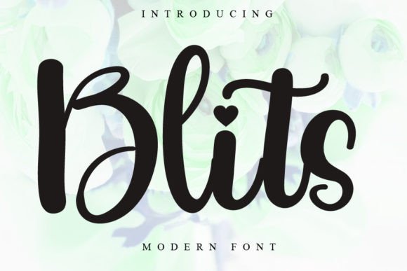 Blits Font Poster 1