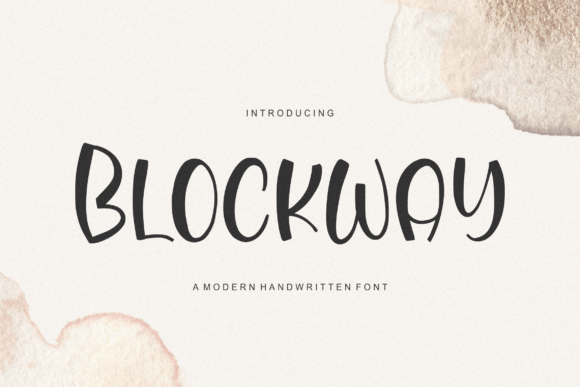 Blockway Font