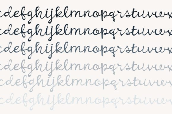Blondasse Font Poster 5
