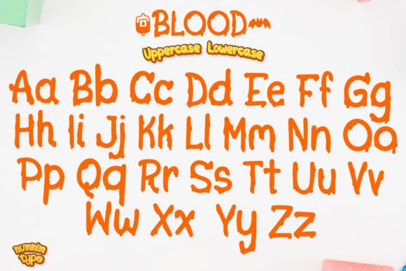 Blood Font Poster 7