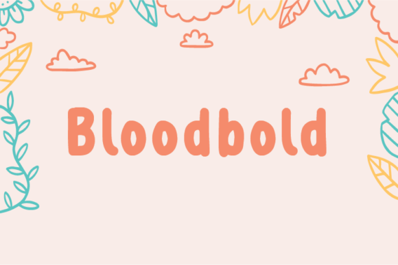 Bloodbold Font