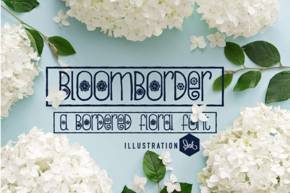 Bloomborder Font Poster 1