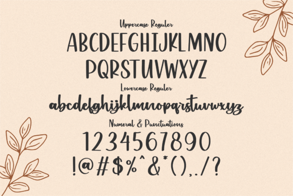 Bloomi Almond Font Poster 7