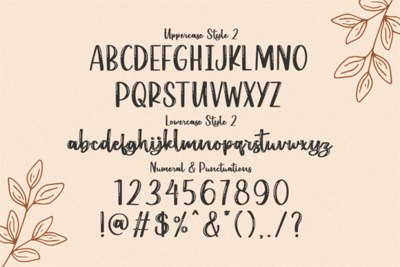 Bloomi Almond Font Poster 8