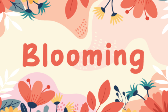 Blooming Font