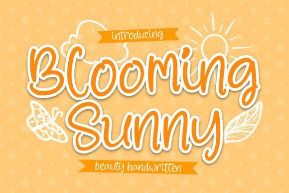 Blooming Sunny Font