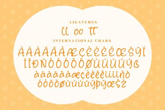 Blooming Sunny Font Poster 14