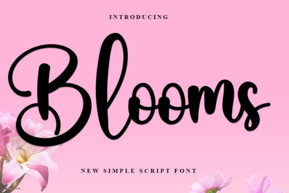 Blooms Font