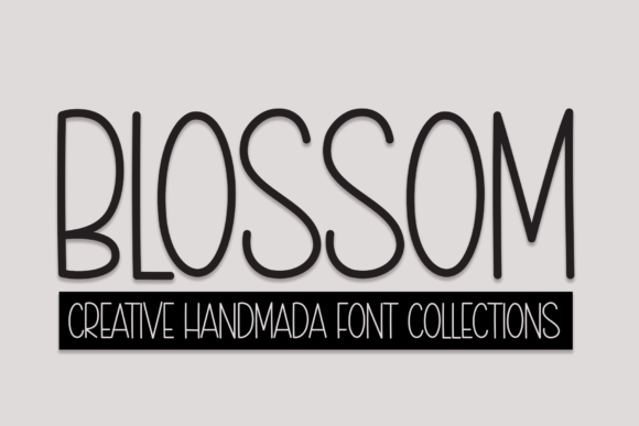 Blossom Font Poster 1