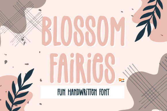 Blossom Fairies Font Poster 1