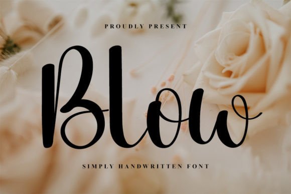 Blow Font Poster 1