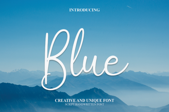 Blue Font