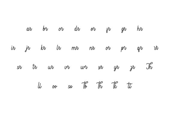 Blue Mustang Font Poster 5