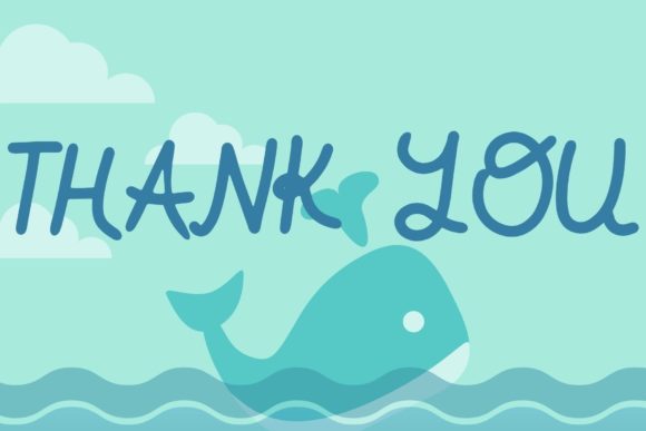 Blue Sea Font Poster 4