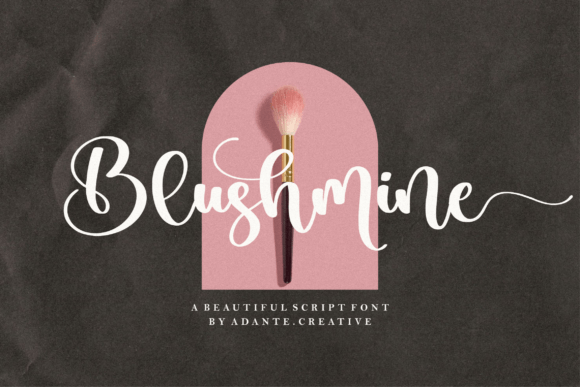 Blushmine Font Blushmine Font Poster 1