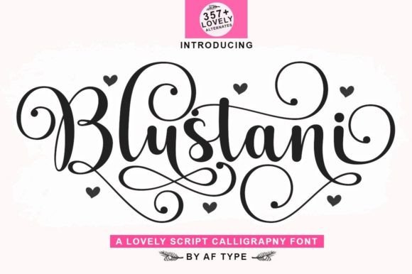 Blustani Font Poster 1