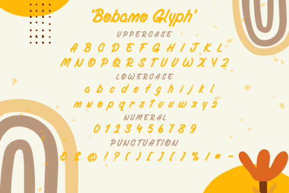 Bobamo Font Poster 4