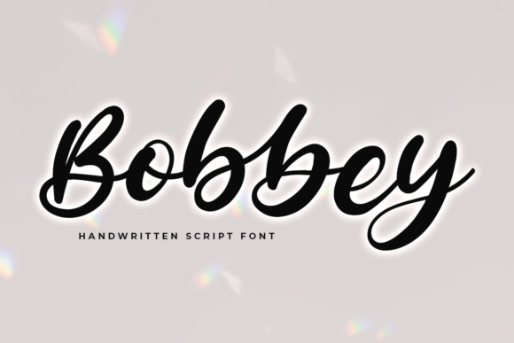 Bobbey Font Poster 1