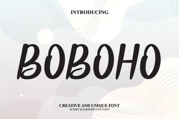 Boboho Font Poster 1