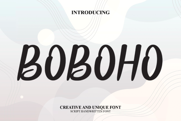 Boboho Font Boboho Font Poster 1