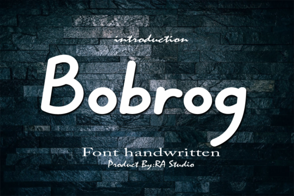 Bobrog Font Poster 1