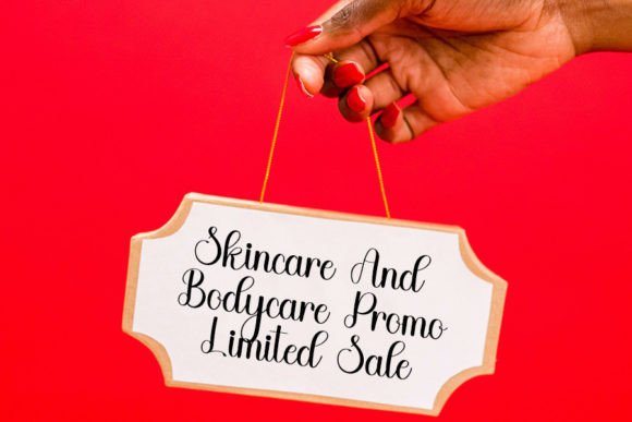 Bodycare Font Poster 9