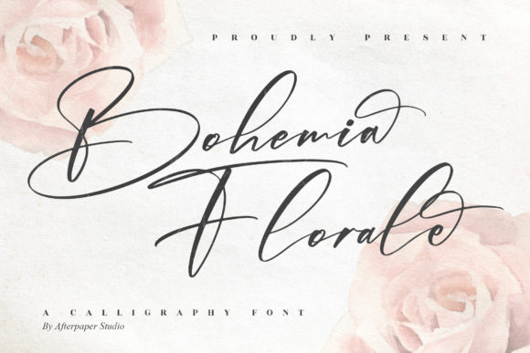 Bohemia Florale Font Poster 1