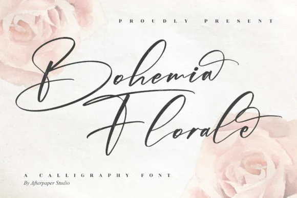 Bohemia Florale Font Bohemia Florale Font Poster 1
