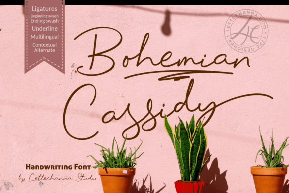Bohemian Cassidy Font Poster 1